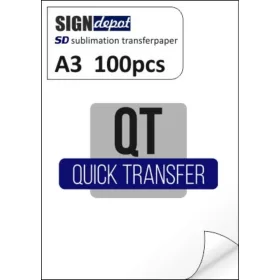   SD-QT A3 hârtie transfer pentru sublimare100 buc  - producție întreruptă