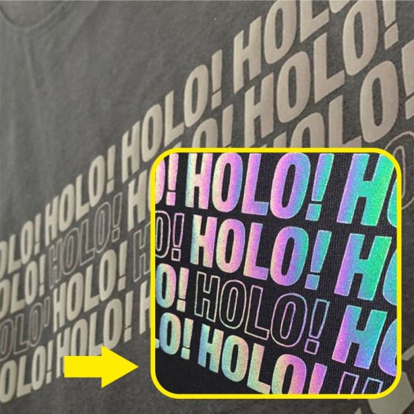 SD Reflective folie hologram de tăiat și călcat  - 01 - Holo