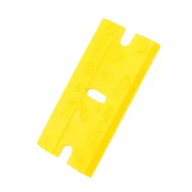   Lamă acrilică înlocuibilă pentru răzuitor din plastic - Galben (100 buc)