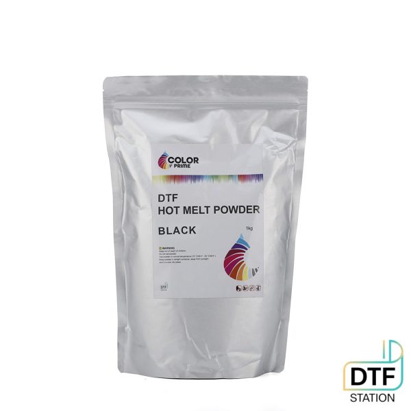 DTF Station pulbere adeziv negru - 1kg