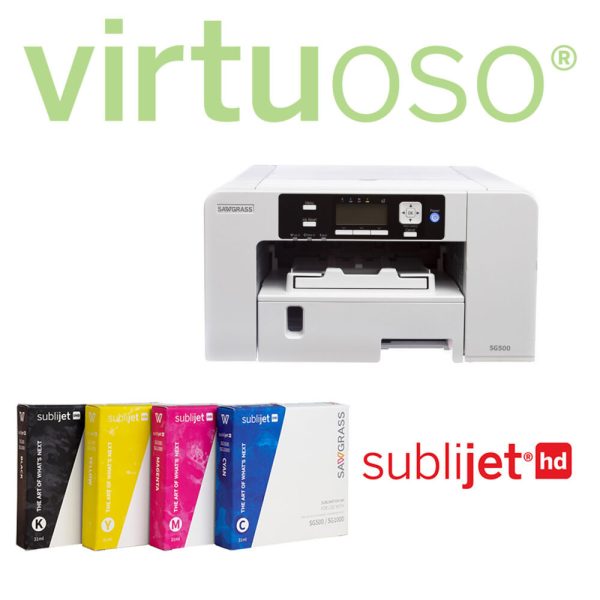 Sawgrass SG500 A4 imprimantă sublimare + SubliJet UHD set vopsea