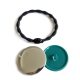 Elastic păr cu ecuson de 32 mm - negru