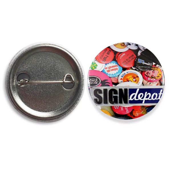 Insignă cu ac de siguranță  - 32mm  - Quality "B"