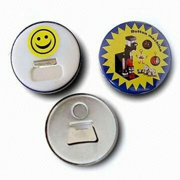 Ecuson magnetic cu deschizător bere 58mm  - Quality "B"