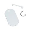 Etichetă de câine din aluminiu pentru sublimare Unisub - 50x29mm