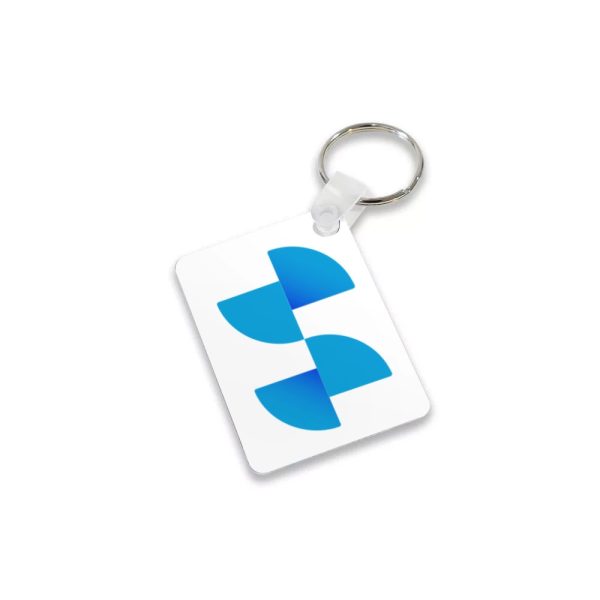 Breloc din aluminiu sublimabil Unisub față-verso 57x41mm