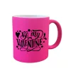 Cană sublimare neon (mat) - Roz