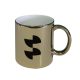 Cană metalica ceramica sublimare 3dl Aur