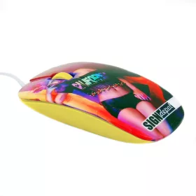 3D mouse PC sublimare  - galben