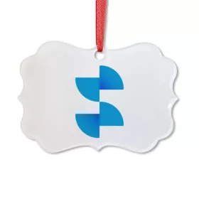 Ornament sublimabil brad acrilic - semn vintage