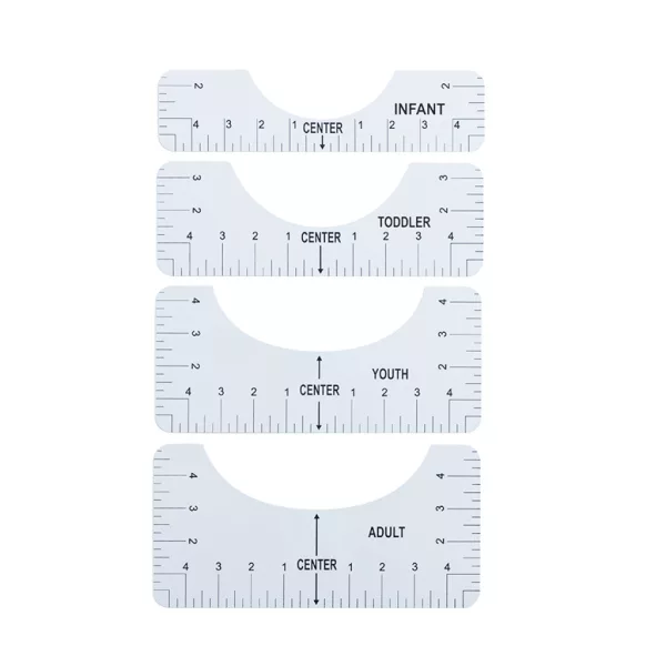 Póló vonalzó sablon