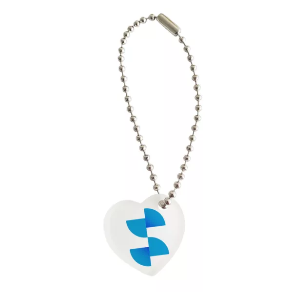 Szublimációs szív alakú charm