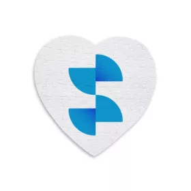 Puzzle sublimabil în formă de inimă