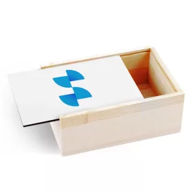 Cutie de depozitare din lemn sublimat - mare