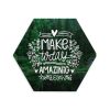 Suport sublimabil premium din plută - hexagon