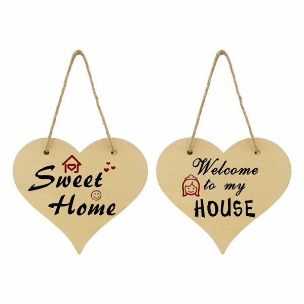 Placa sublimare din lemn natural - inima