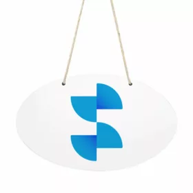 Placa sublimabil MDF din lemn - ovala