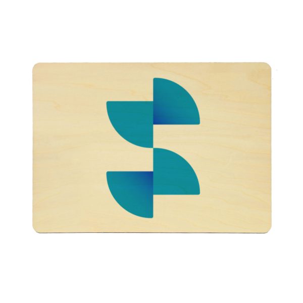 Placă lemn natural pentru sublimare 28x20cm