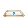 Tavă de servire din lemn pentru sublimare unisub - 365,1x244,4 mm (5700)