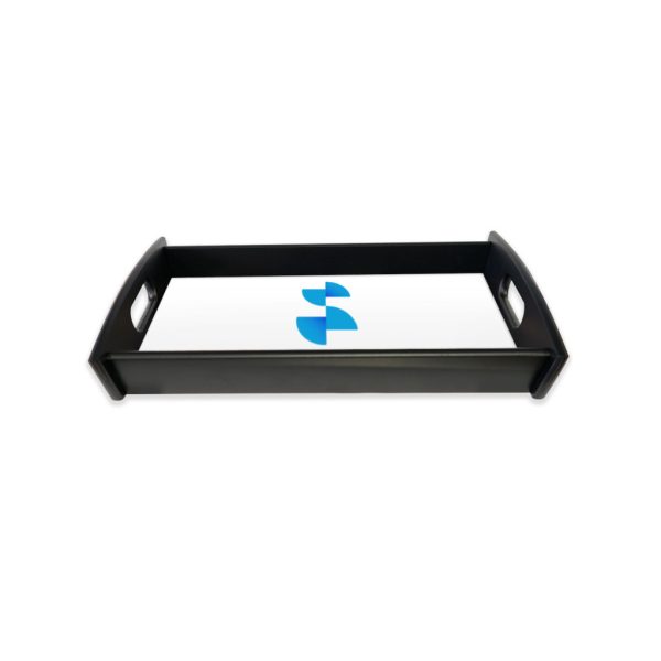 Tavă de servire neagră pentru sublimare Unisub - 365,1x244,4 mm (5987)
