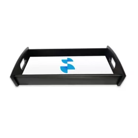   Tavă de servire neagră pentru sublimare Unisub - 479,4x311,1 mm (5985)