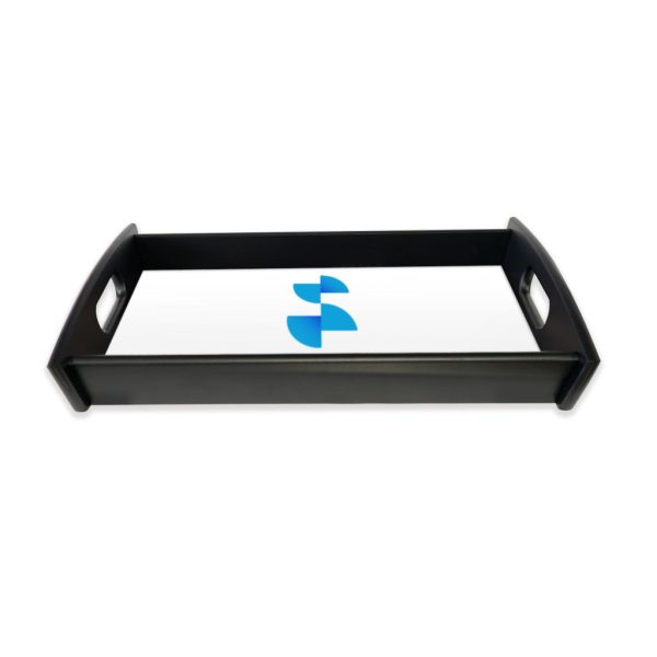 Tavă de servire neagră pentru sublimare Unisub - 479,4x311,1 mm (5985)