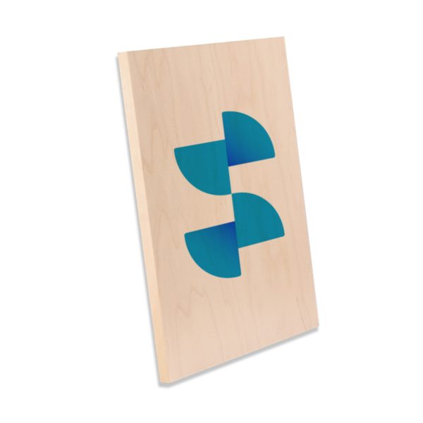 Tablou de masă din lemn natural pentru sublimare unisub - 355x279mm (4531)