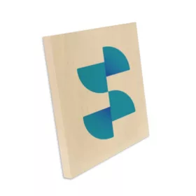   Poza de masă din lemn natural pentru sublimare unisub 20x20cm (4528)