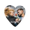 Puzzle de inimă premium pentru sublimare unisub - 127x127mm (4848)