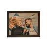 Panou foto din lemn cu ramă, 20x25cm, cu sublimare
