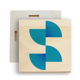 Panou foto din lemn natural sublimat 203x203x16mm