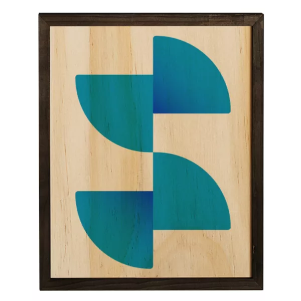 Panou foto din lemn cu sublimare și ramă 30,5 x 45,7 cm