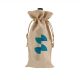 Sac pentru băuturi din pânză sublimabilă 34x17cm