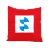 Față de pernă decorativă pentru sublimare colorata 40x40 cm - Roșu
