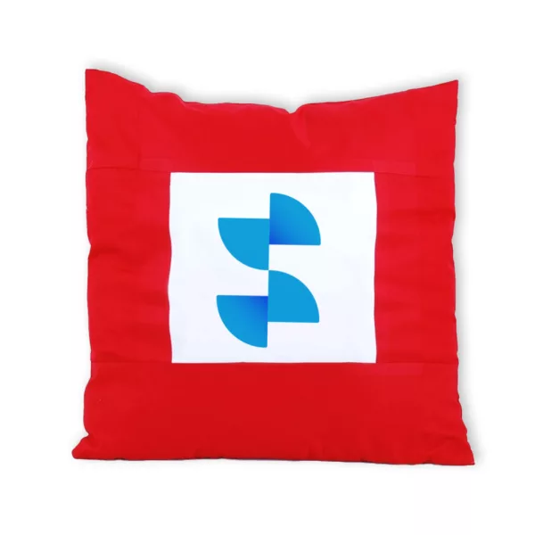 Față de pernă decorativă pentru sublimare colorata 40x40 cm - Roșu