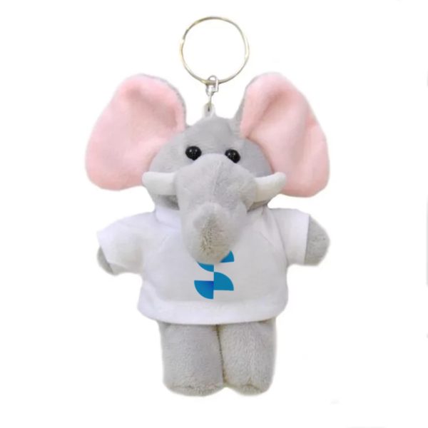Breloc elefant de pluș  sublimare
