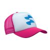 Șapcă de baseball Trucker sublimare - alb / pink