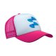 Șapcă de baseball Trucker sublimare - alb / pink