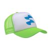 Șapcă de baseball Trucker sublimare - alb / verde neon