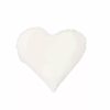 Pernă în formă de inimă pentru sublimare alb 30x30 cm