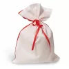 Sac Moș Crăciun sublimare - mat alb / Roșu