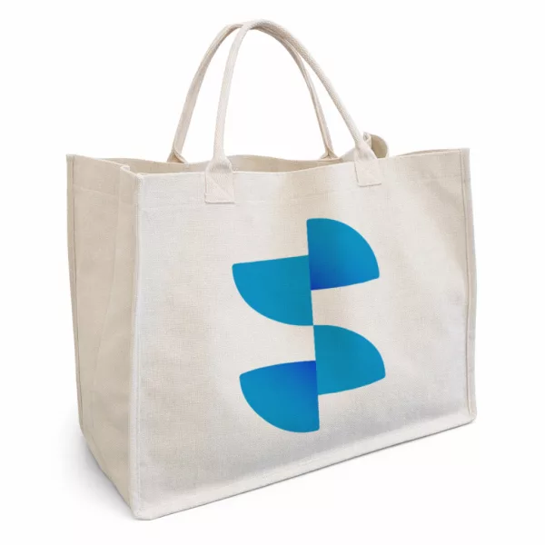 Szublimációs lenvászon bevásárlótáska 45x34x20