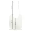 Bavete bebe sublimare - alb