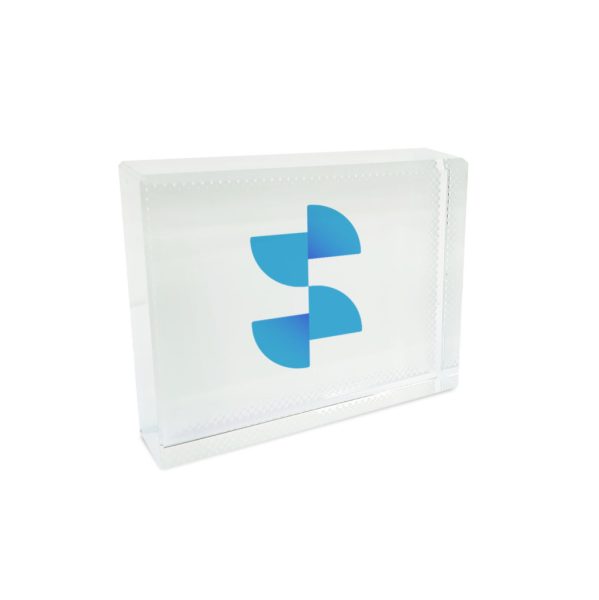 Bloc sublimabil cristal 80x60x20mm